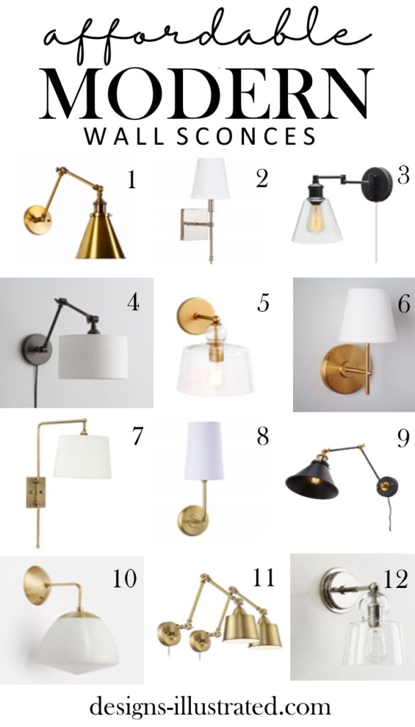 Affordable Modern Wall Sconces - Designs Illustrated
